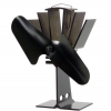 Heat powered stove fan